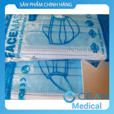 1 hộp khẩu trang y tế 4 lớp VIETNAM MEDICAL kháng khuẩn 99%