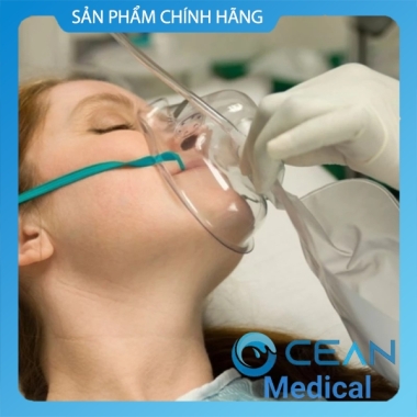 Mặt na thở oxy mark thở có túi khí