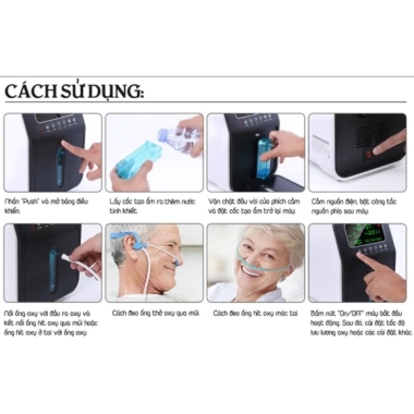 Máy tạo oxy gia đình OSITO 5 lít SYK - 608 công nghệ Mỹ Bảo hành 6 tháng