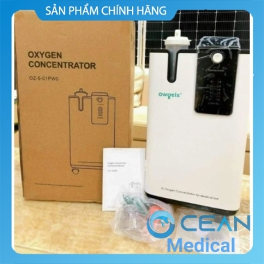 Máy tạo oxy Owgels OZ - 501PWO công nghệ Đức máy kèm xông khí dung bảo hành chính hãng