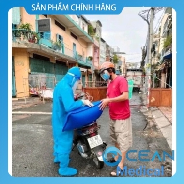 Máy tạo oxy y tế gia đình cho người già tại nhà OZ 7lit tặng kèm túi trữ oxy di động công nghệ Đức