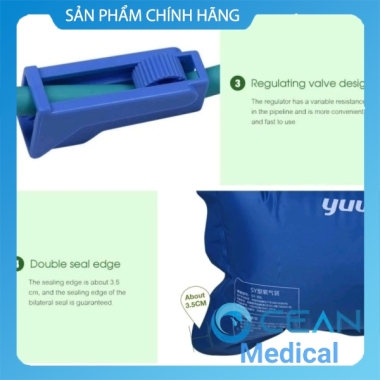 Máy tạo oxy y tế gia đình cho người già tại nhà OZ 7lit tặng kèm túi trữ oxy di động công nghệ Đức