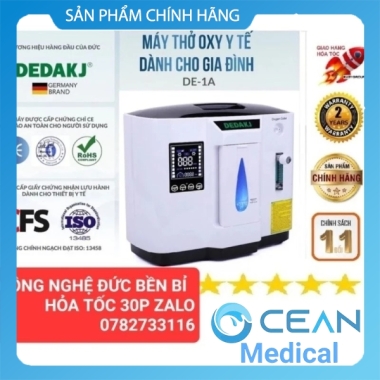 Máy tạo oxy y tế gia đình DEDAKJ - DE - 1A 7lit công nghệ Đức BH 6 tháng