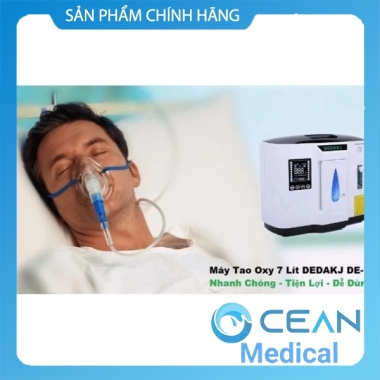 Máy tạo oxy y tế gia đình DEDAKJ - DE - 1A 7lit công nghệ Đức BH 6 tháng