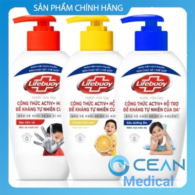 Nước rửa tay lifebouy chai 500ml bảo vệ vượt trội 99,9% vi khuẩn